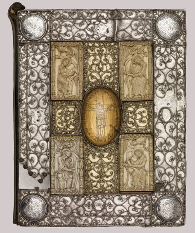 The Mondsee Gospels and Treasure Binding with the Evangelists and Crucifixion by Othlon of Regensburg